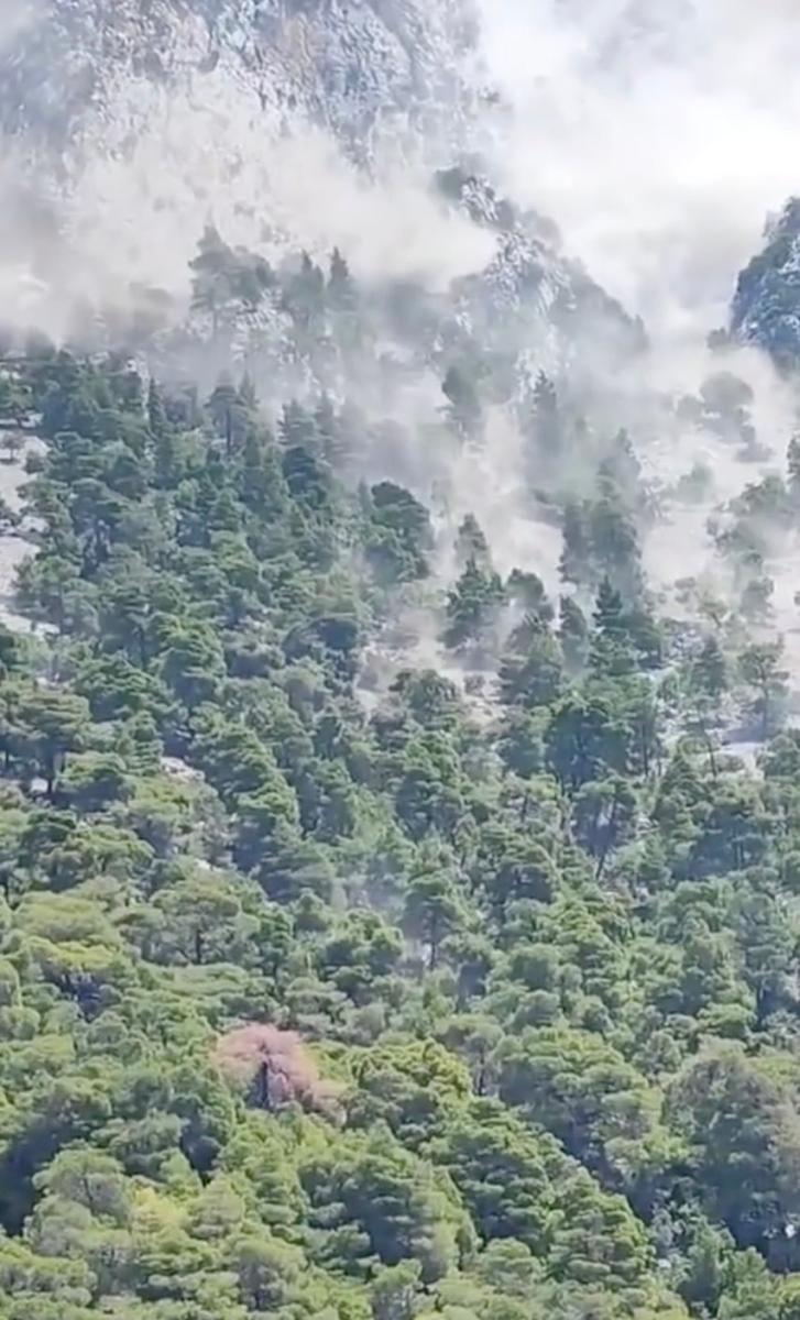 Σεισμός στην Εύβοια: Κατολίσθηση στο όρος Καντήλι μετά τα 5,2 Ρίχτερ 2 stigmiotypo othonis 2026 06 07 21.45.20