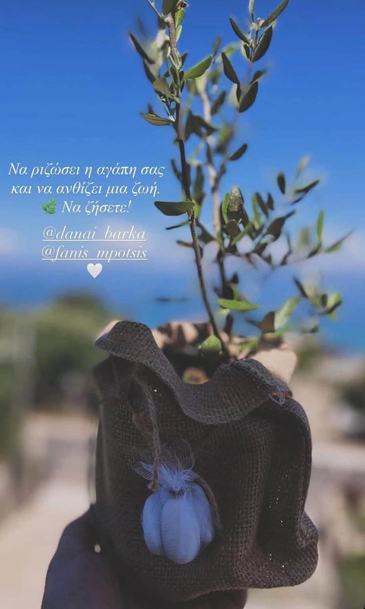 Δανάη Μπάρκα – Φάνης Μπότσης: Αυτές είναι οι μπομπονιέρες του γάμου τους! Τι περιείχε το γαμήλιο μενού που σέρβιραν στους καλεσμένους 1 danai barka fanis mpotsis 7