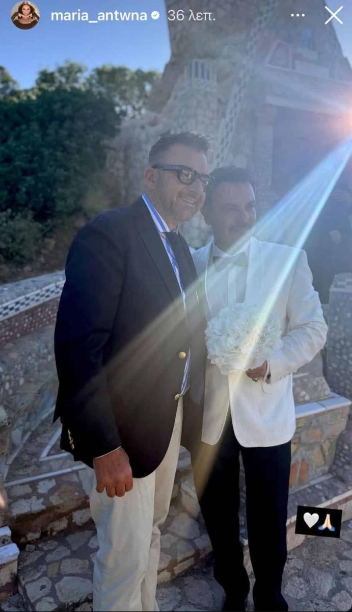 Γιώργος Λιάγκας: Έγινε κουμπάρος! Τον συνόδευσε η Μαρία Αντωνά – Φωτογραφίες και βίντεο από την εκκλησία 3 3 13