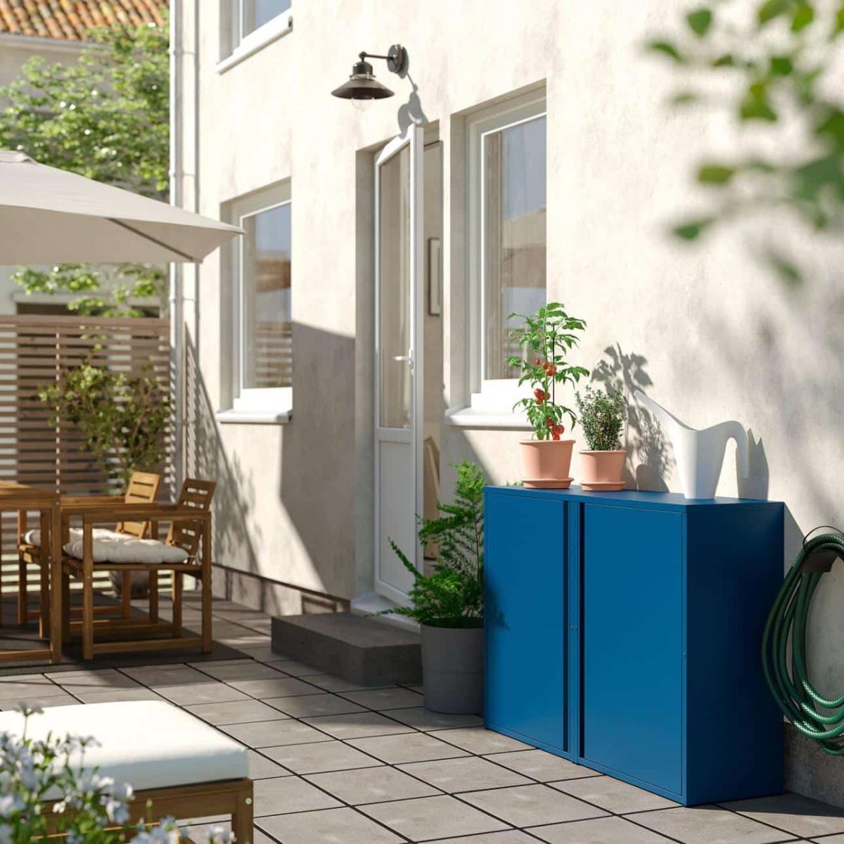 Η ντουλάπα της IKEA, ιδανική για μπαλκόνια και βεράντες, και επίσης κατάλληλη για σαλόνια 1 ntoulapi kipos