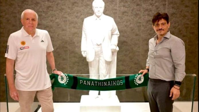Ομπράντοβιτς και DPG πόζαραν μπροστά στο άγαλμα του Παύλου Γιαννακόπουλου