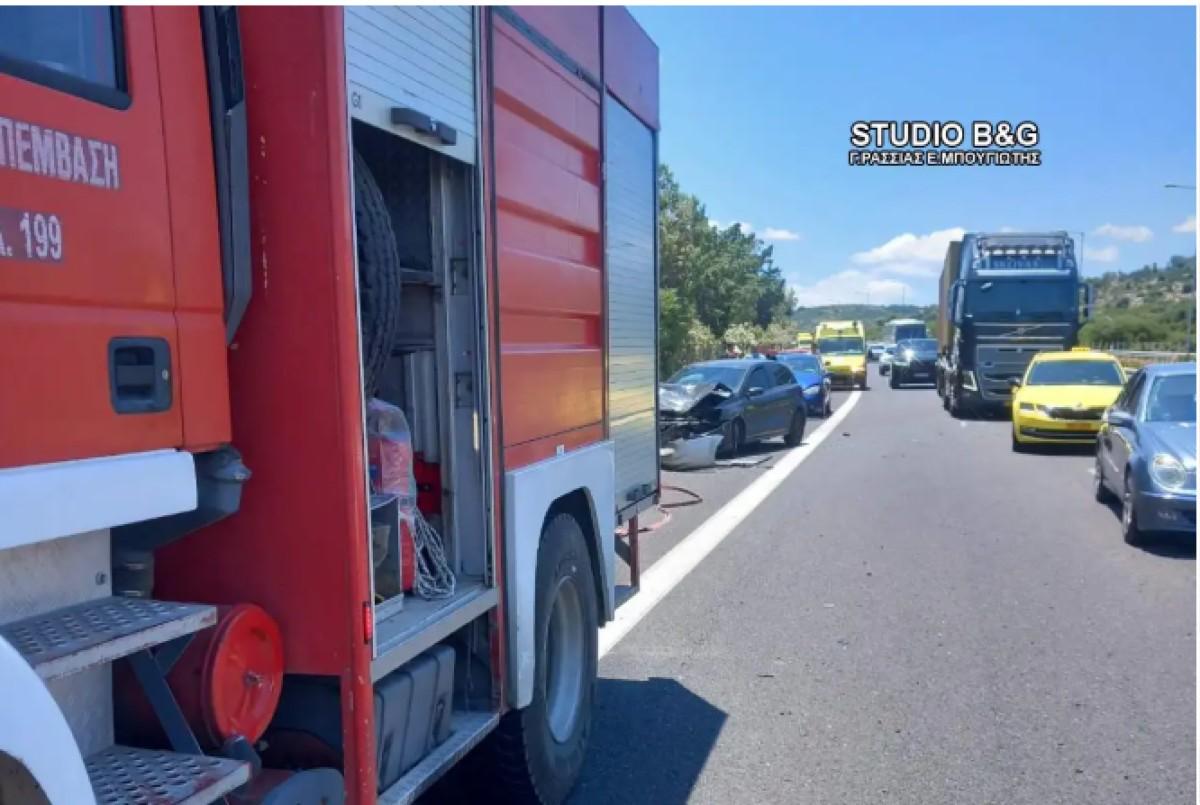 Το σημείο του τροχαίου / argolikeseidhseis.gr / Studio B&G / Γ.ΡΑΣΣΙΑΣ / Ε.ΜΠΟΥΓΙΩΤΗΣ