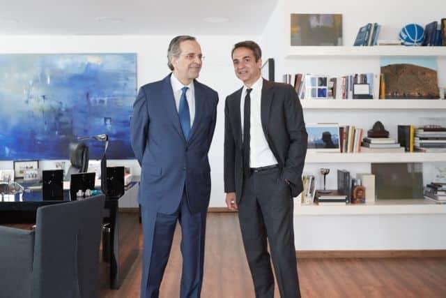 Διέρρευσε το ποσοστό για το κόμμα του Αντώνη Σαμαρά – Ανησυχία στην κυβέρνηση 2 mitsotakis samaras