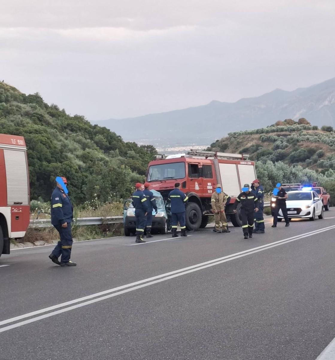 Σπάρτη: Δύο νεκροί σε μετωπική σύγκρουση αυτοκινήτου με πυροσβεστικό 2 12