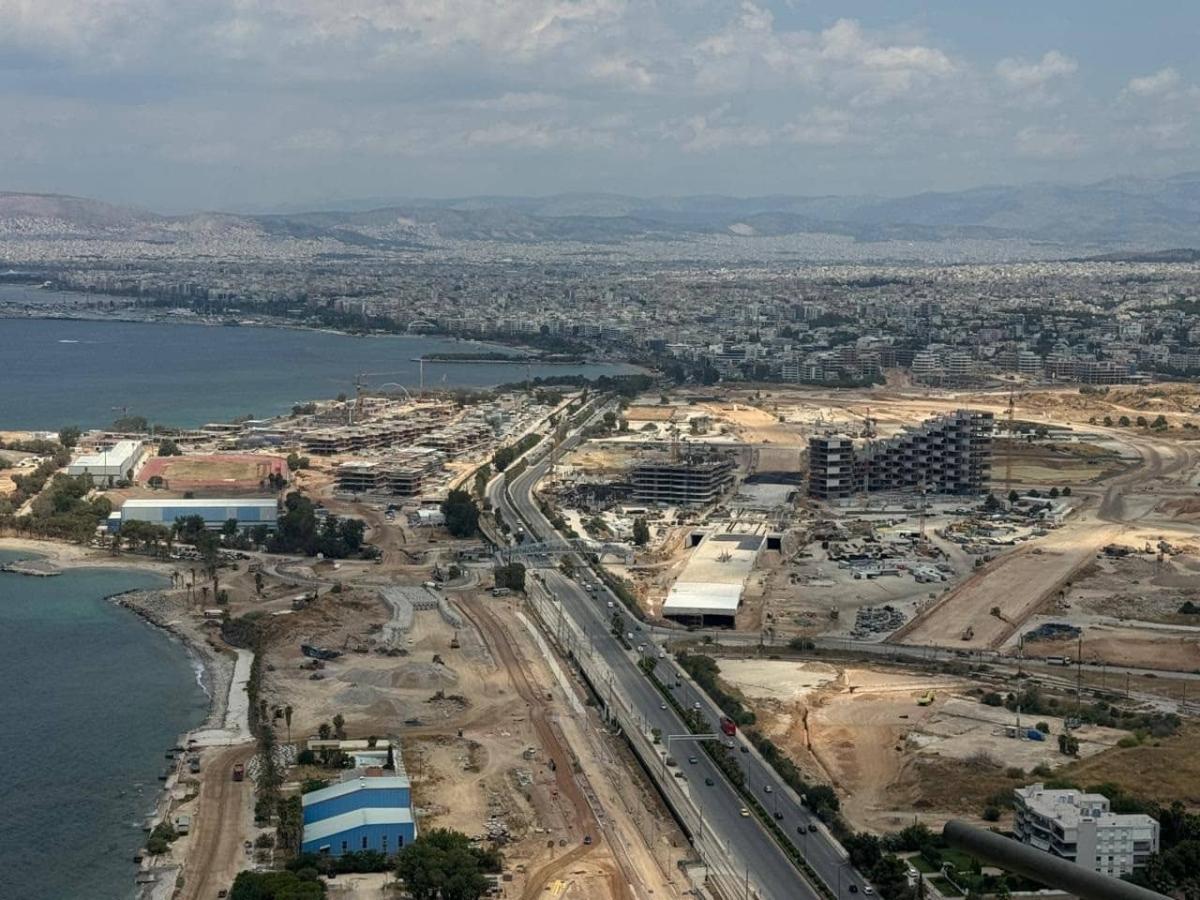 Η μοναδική θέα από τον 40ό όροφο του Πύργου Κατοικιών στο Ελληνικό - Έτσι φαίνεται η Αθήνα 1 elliniko pyrgos 15