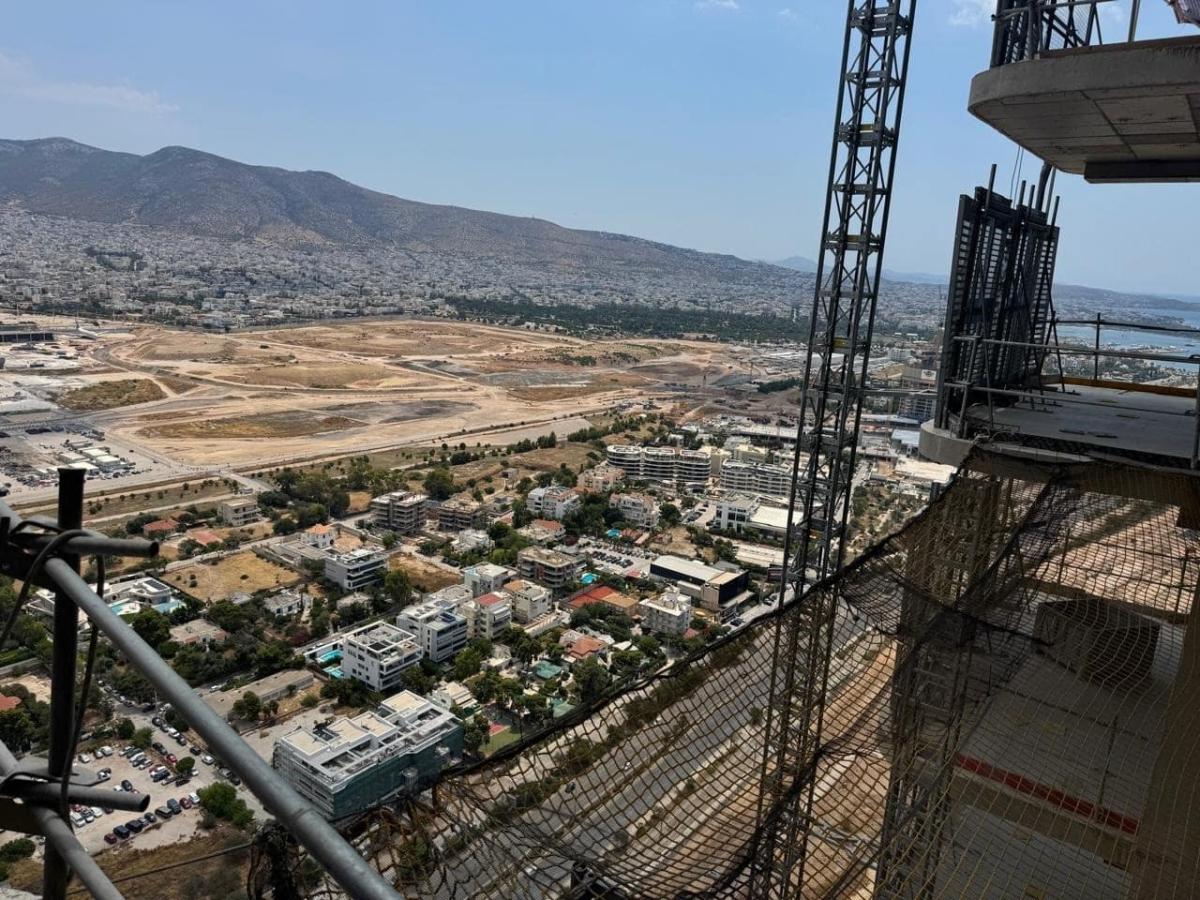 Η μοναδική θέα από τον 40ό όροφο του Πύργου Κατοικιών στο Ελληνικό - Έτσι φαίνεται η Αθήνα 5 elliniko pyrgos 14