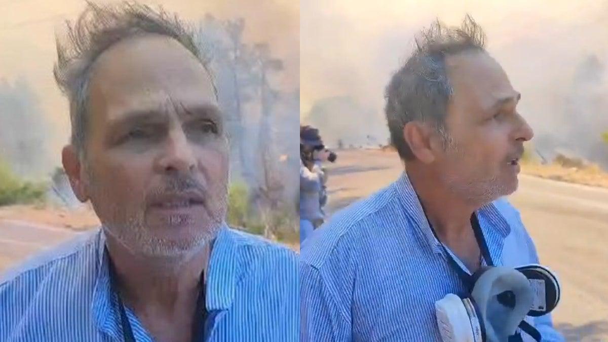 Ο Σταμάτης Γαρδέλης στο πύρινο μέτωπο: «Το τελευταίο πράσινο που έχει μείνει στην Αττική το κάψαμε» - Ξέσπασε ο ηθοποιός 2 fotia gardelis