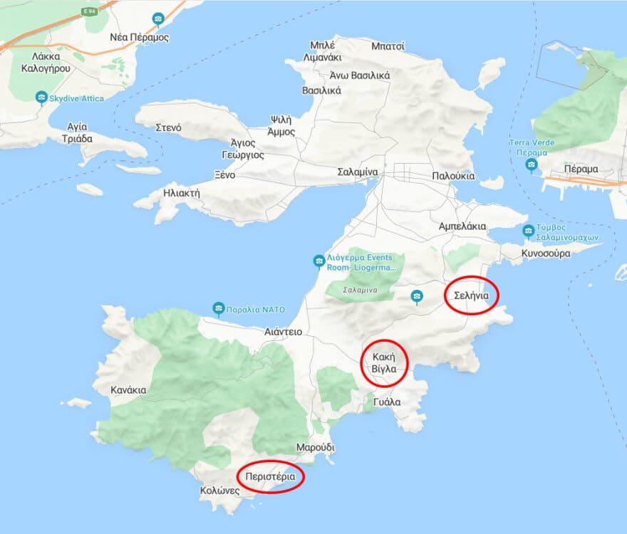 Τραγωδία με τις φωτιές στη Σαλαμίνα: Δύο νεκροί, καίγονται σπίτια, σπεύδουν σκάφη για εκκένωση διά θαλάσσης από Σελήνια και Κακή Βίγλα 6 salamina 2