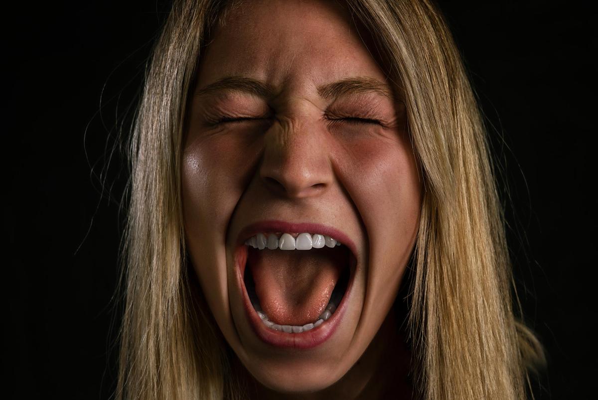 screaming woman