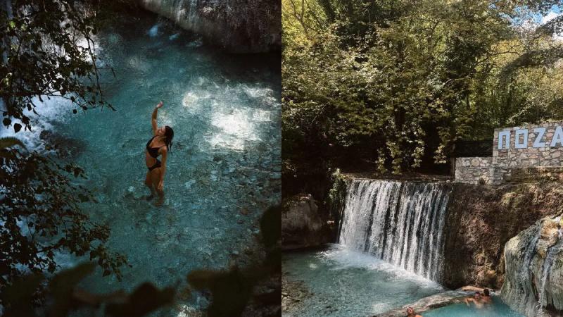 Η Κλέλια Ανδριολάτου συνεχίζει το καλοκαίρι της – Βουτιές στα Πόζαρ