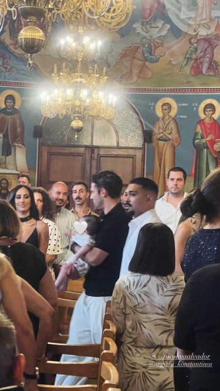 Στιγμές χαράς για τον Κωνσταντίνο Αργυρό - Βάφτισε τον γιο του αδελφού του - Το όνομα που πήρε το μωρό 4 808883301 18628453720021458 2132252120776824083 n