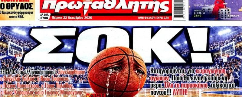 "Στο φρέσκο"! Τι γράφουν οι αθλητικές εφημερίδες για τις εξελίξεις στο ελληνικό μπάσκετ
